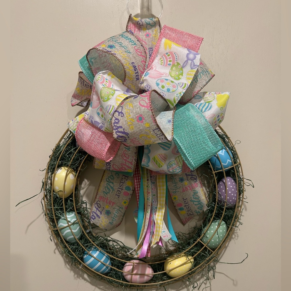 Handmade Easter wreath